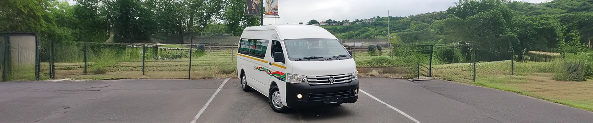 White Foton Asambe 16 Seats